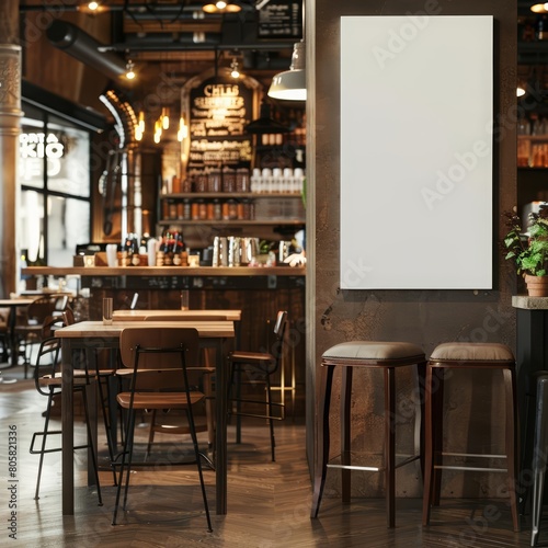 Inside a bustling restaurant bar pub