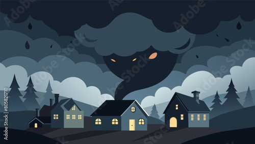 As the storm clouds gather above the shadows of doubt seem to grow darker foreboding a looming disaster for the residents below..