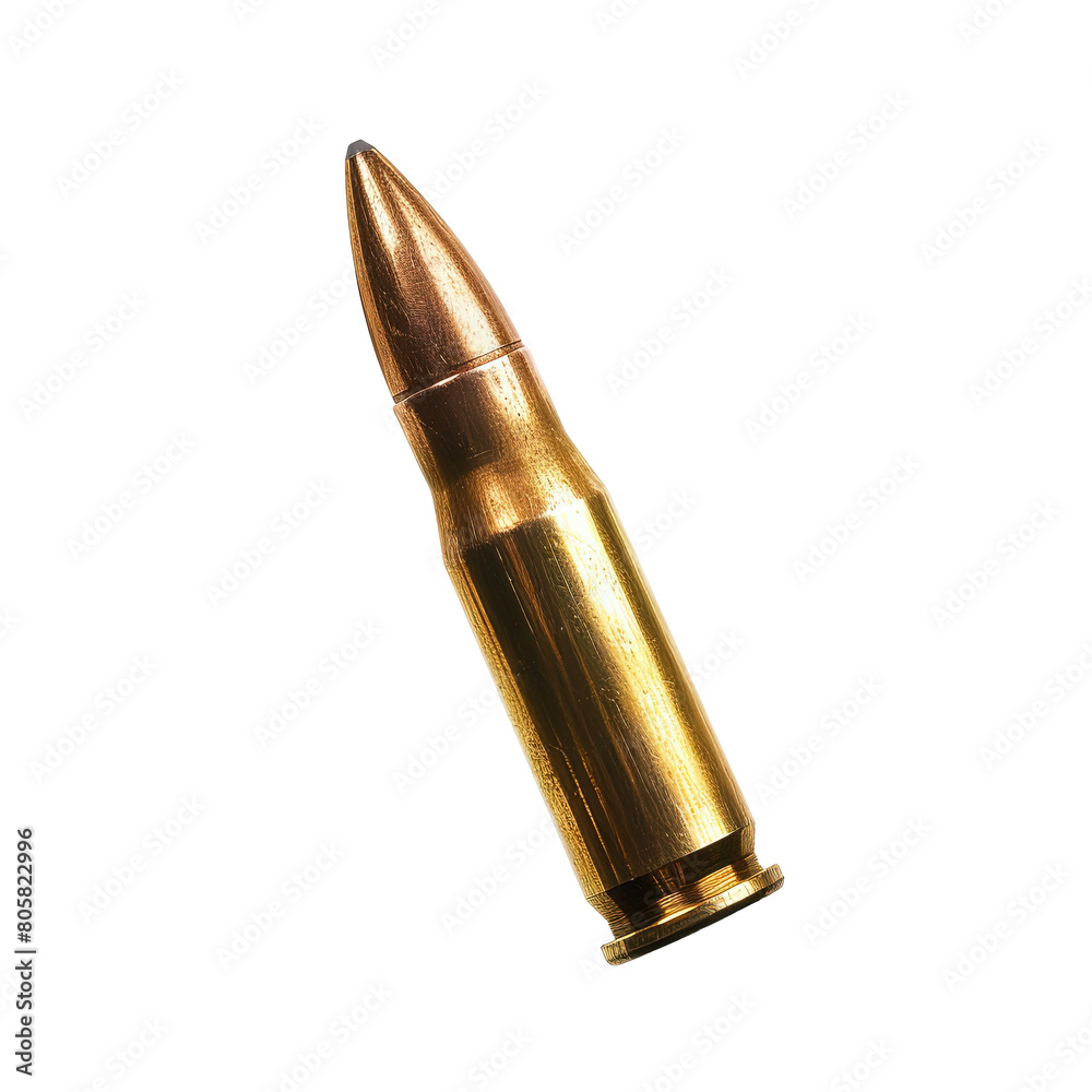 A bullet trace isolated on white or transparent background A bullet trace isolated on white or transparent background