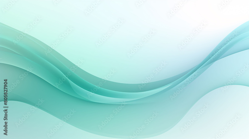 Fototapeta premium Abstract green gradient texture wallpaper, gradient abstract PPT background