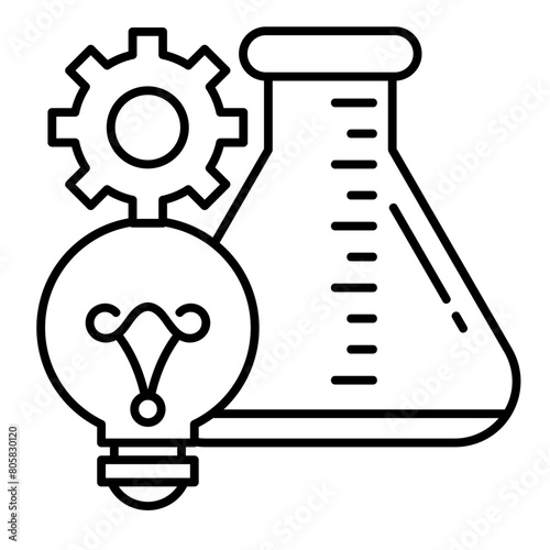 Innovation Lab  Icon line