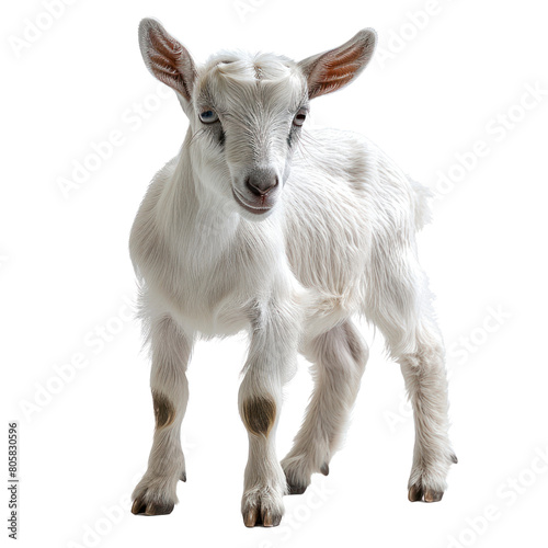 Goat isolated on a transparent background