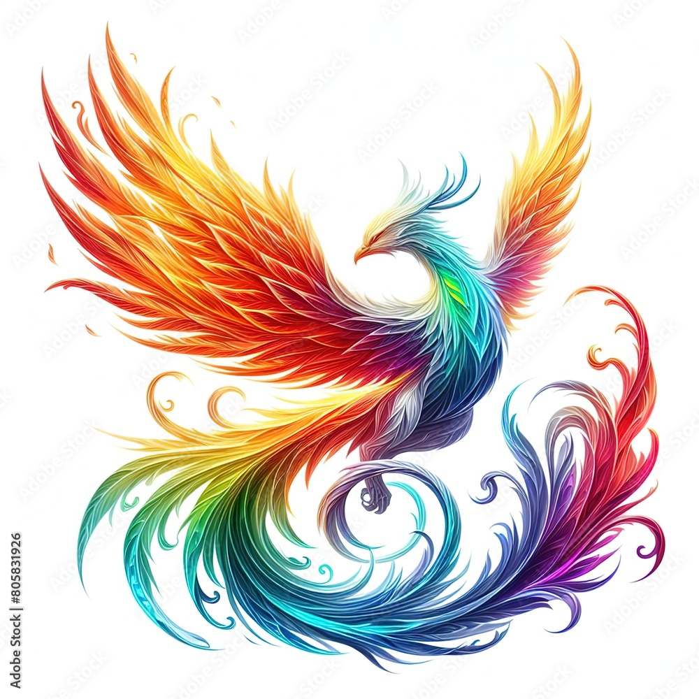 Obraz premium Fire phoenix