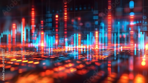 Wallpaper Mural analytical financial dashboard Torontodigital.ca