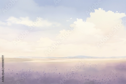 lavender fields  soft hues