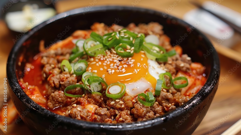 A Delicious Bo ssam Korean food . Generative Ai A Delicious Bo ssam Korean food . Generative Ai