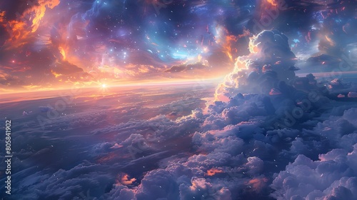 Ascent into the Ethereal Stratosphere:A Breathtaking Journey Through Celestial Skies