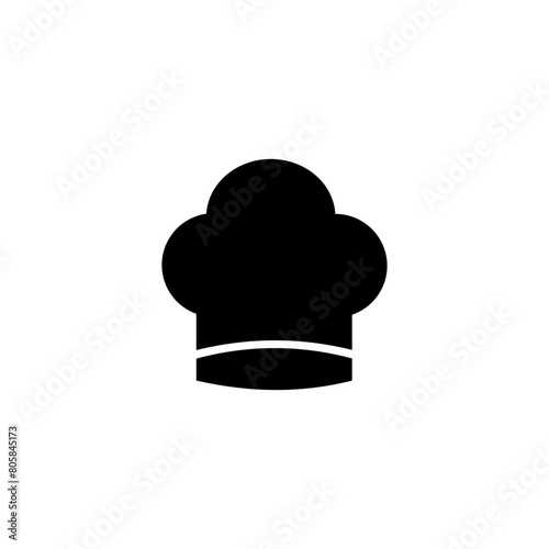 Cook chef hat icon isolate on white background.