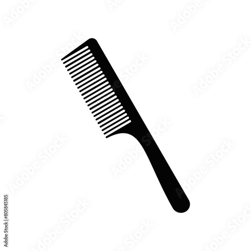 Hairbrush icon isolated on white background.