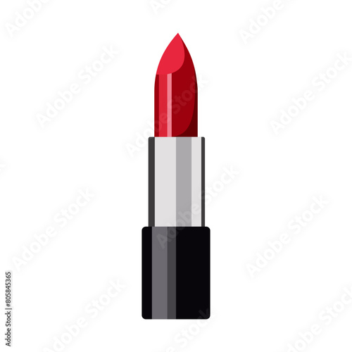 Red Lipstick icon isolate on white background.