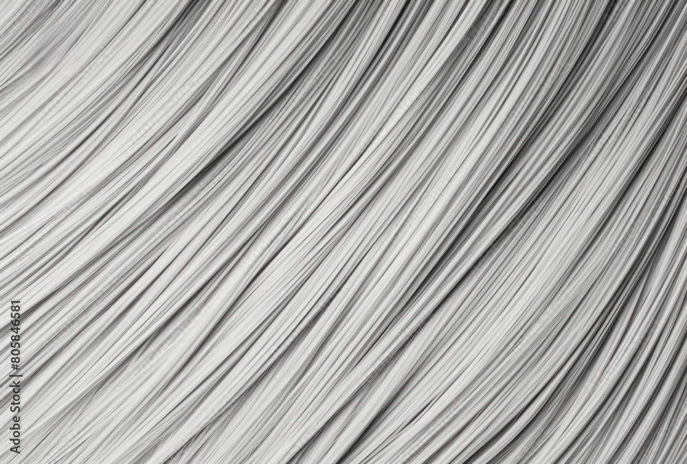 A feminine style fashion hairstyle, with long white hair, in a close-up view, isolated on white, a monochrome painting. A feminine style fashion hairstyle, with long white hair, in a close-up view, isolated on white, a monochrome painting.