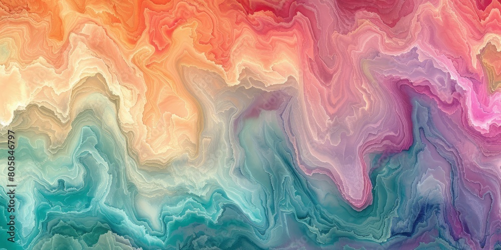 Abstract watercolor background with swirling blue textures and hints of pink Abstract watercolor background with swirling blue textures and hints of pink