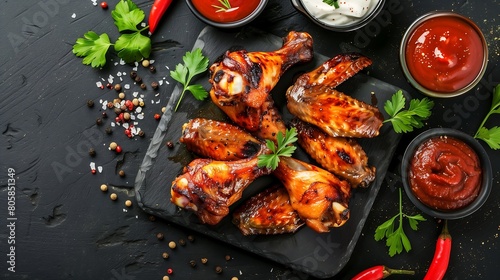 fresh chicken boned wings