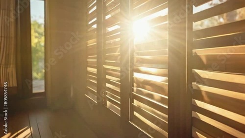sunlight through the window