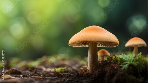 abstract background macro image of mushroom, Sajor-caju mushroom