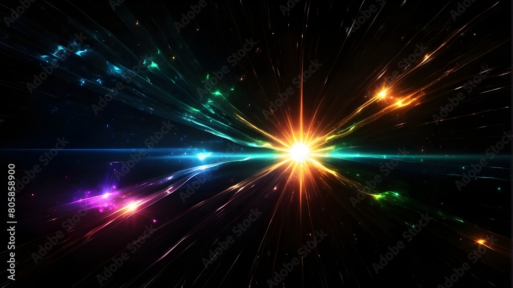 For overlay designs, use abstract sun burst, digital flare, iridescent glare, and lens flare effects over a black background. For overlay designs, use abstract sun burst, digital flare, iridescent glare, and lens flare effects over a black background.