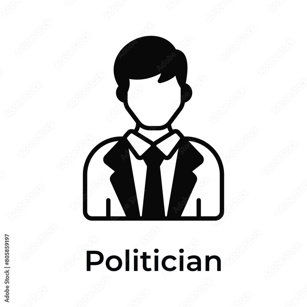 Well designed politician vector design, ready for premium use Well designed politician vector design, ready for premium use