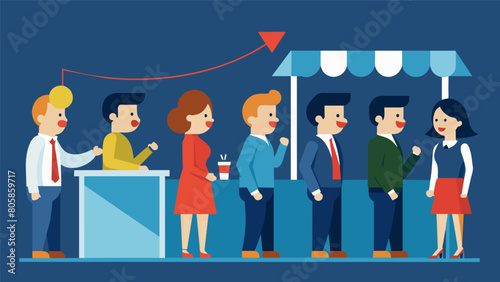 I saw lines forming at a booth promising the latest scandal between two rival companies causing quite a stir a attendees..