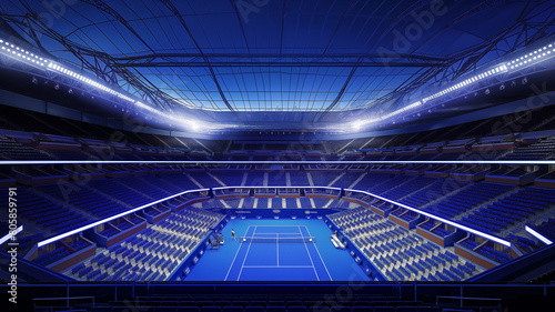 illustration World class tennis courts
