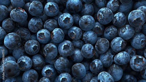 blueberry background, photo realism 