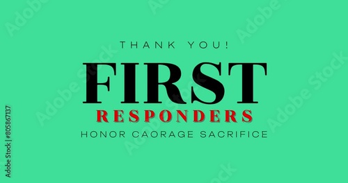 First Responders Holiday concept Video
