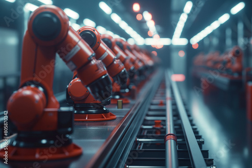 Wallpaper Mural industry of robotics hands Torontodigital.ca