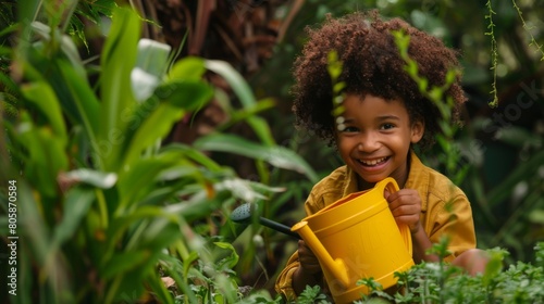 A Child's Joy in Gardening photo