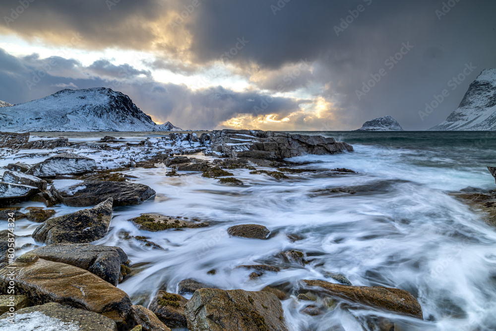 Obraz premium Stormy lofoten