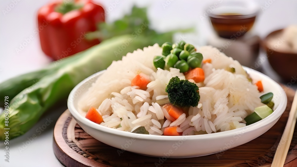 rice with vegetables and chicken