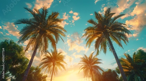 palm trees