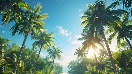 palm trees