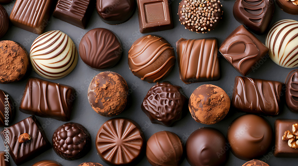 Chocolate Background For World Chocolate Day, Generative AI Chocolate Background For World Chocolate Day, Generative AI
