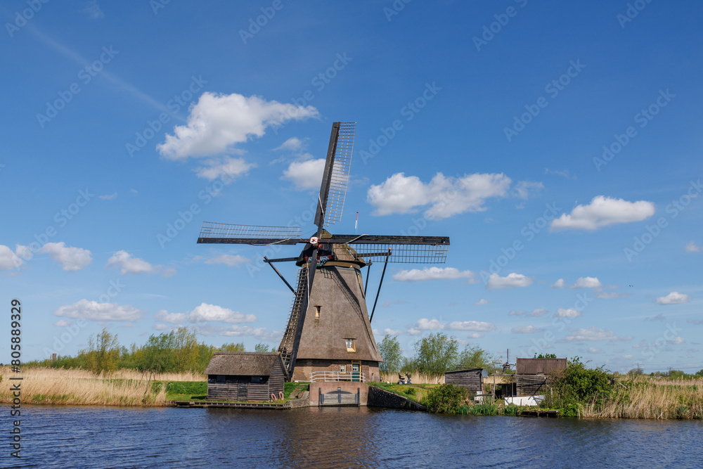 Die Windmühlen von Kinderdijk Die Windmühlen von Kinderdijk