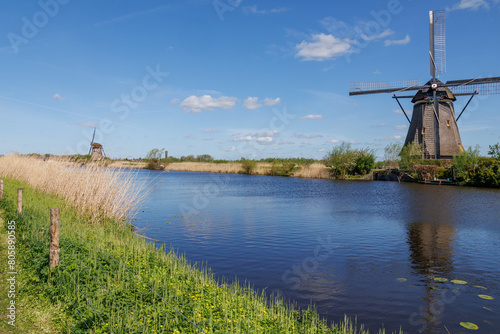 Die Windmühlen von Kinderdijk