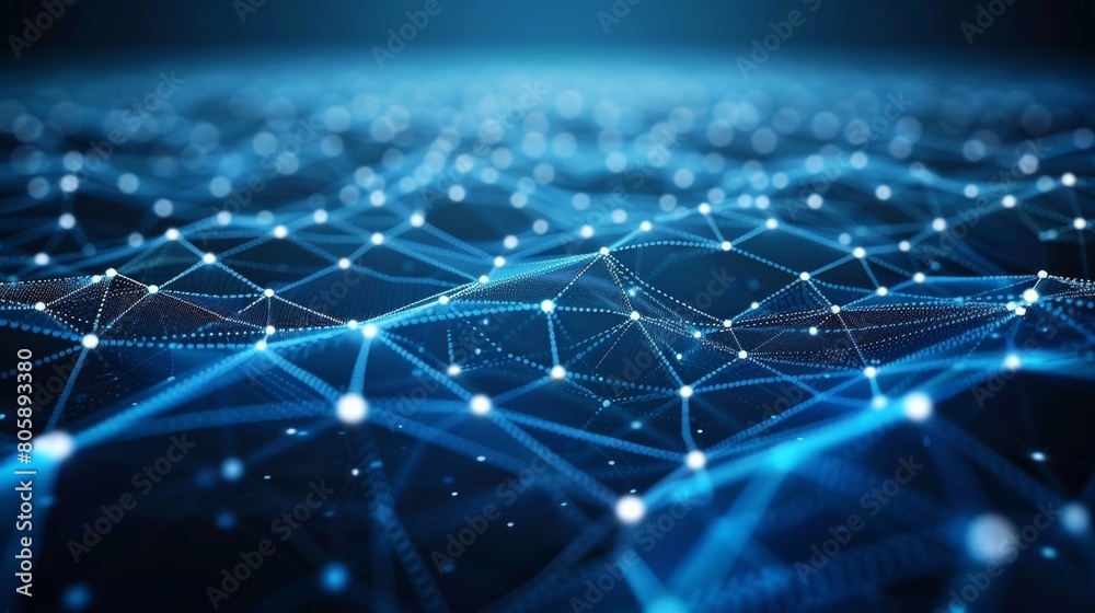 Create a digital network mesh platform for 3D web connectivity.