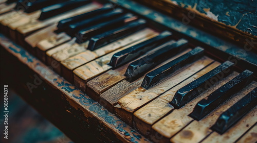Music instrument as a symbol picture for making music