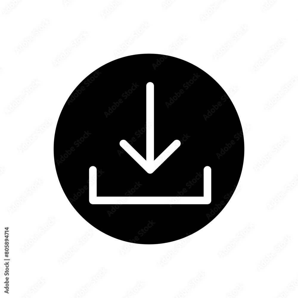 Download icon vector. Upload button illustration. Load symbol or logo. Download icon vector. Upload button illustration. Load symbol or logo.