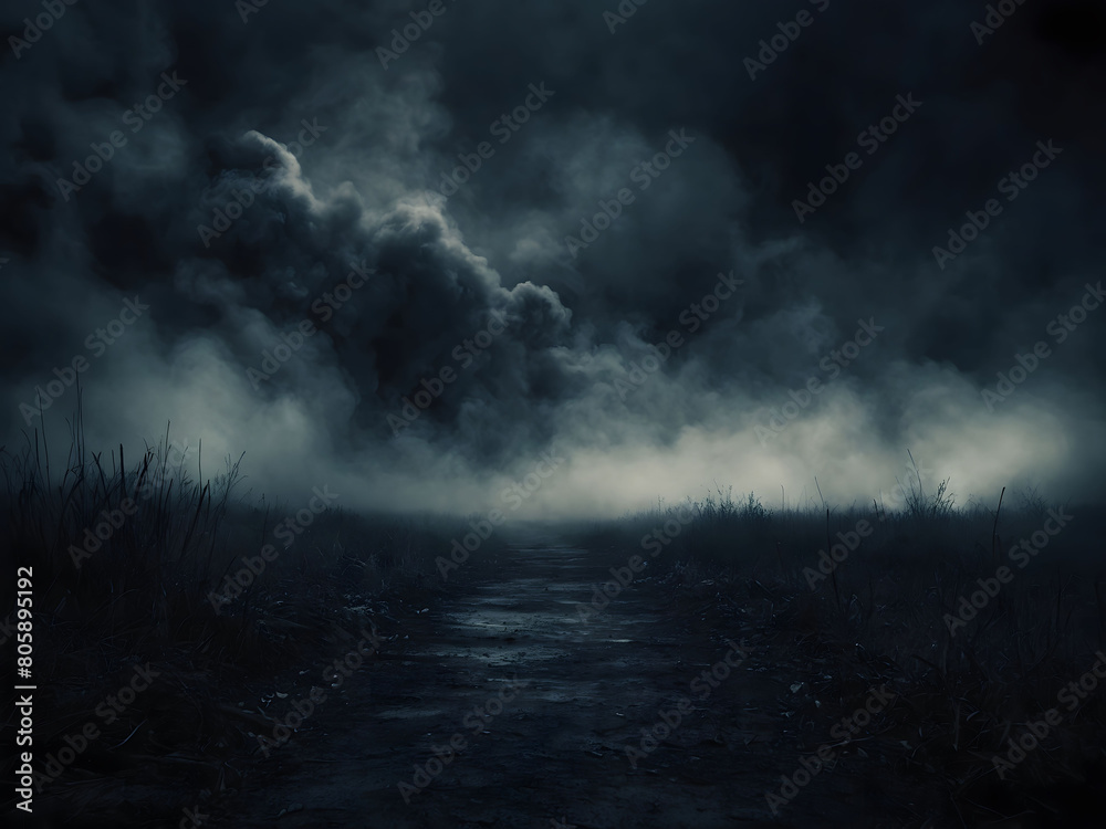 Grim Nightfall, Step into the Gloom of a Gray Grunge Smoke Texture Cascading Across a Dark Sky and Black Night Clouds, Setting the Stage for a Spine-Chilling Horror Background Grim Nightfall, Step into the Gloom of a Gray Grunge Smoke Texture Cascading Across a Dark Sky and Black Night Clouds, Setting the Stage for a Spine-Chilling Horror Background