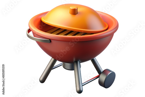 BBQ Grill 3D Icon