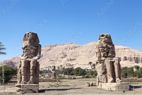 Colossi of Memnon, Theban Necropolis, Luxor, Egypt