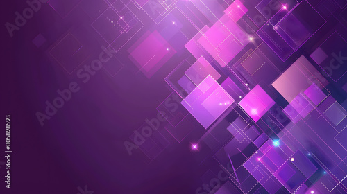 abstract purple square background