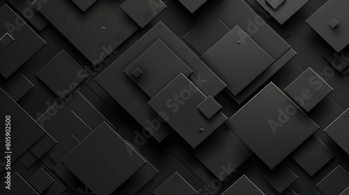 abstract black square background