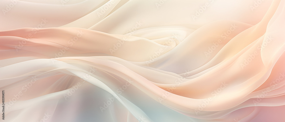 Elegant Soft Satin Fabric Close-up Elegant Soft Satin Fabric Close-up