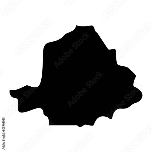 Qala District map, administrative division of Malta. Vector illustration. photo