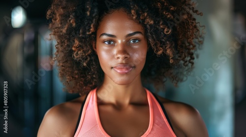 Confident Woman at the Gym