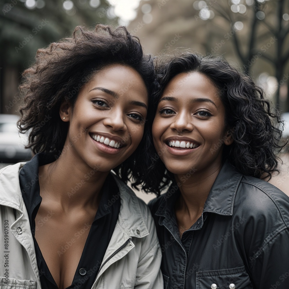Friends having fun, a sisterly relationship Friends having fun, a sisterly relationship
