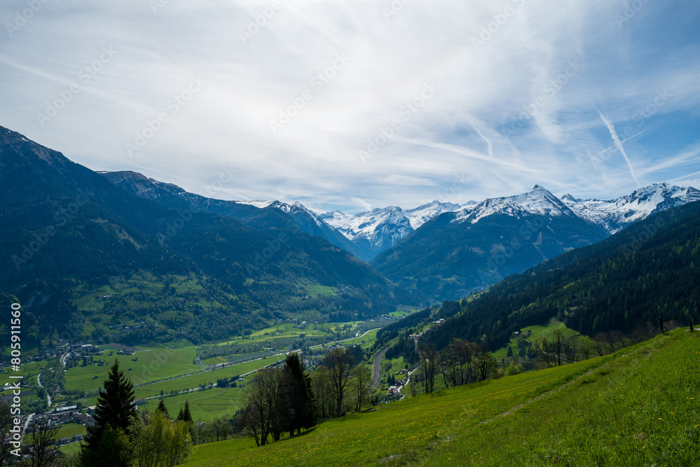 View from Bad Hofgastein to Bad Gastein View from Bad Hofgastein to Bad Gastein