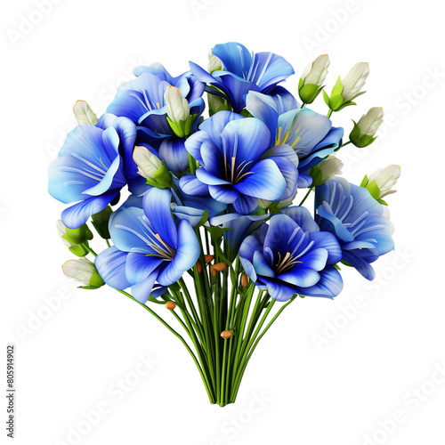 flower, blue, bouquet, nature, plant, beauty, blossom, isolated, leaf, purple, floral, bloom, closeup, botany, bright, decoration, background, garden, petal, violet, bunch, white, flora, macro