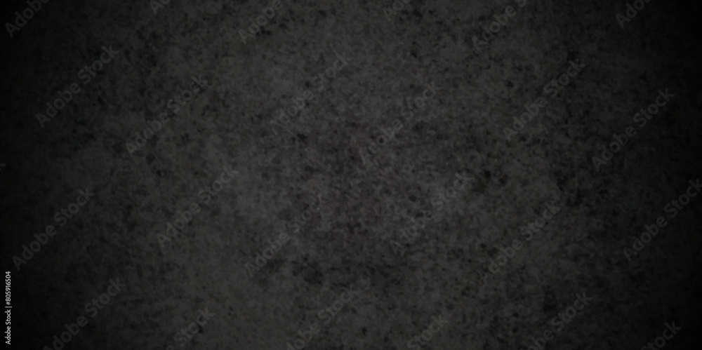 Old dark black stone wall grunge backdrop texture background. monochrome slate grunge concrete wall black backdrop vintage marbled textured border background.	
