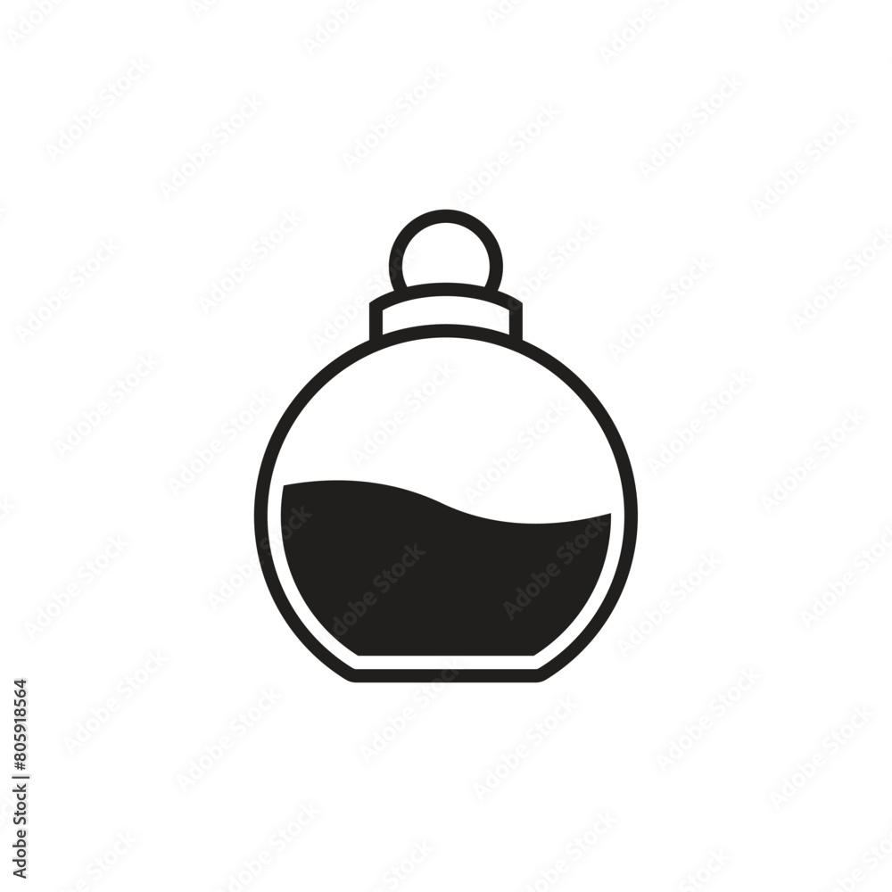 Obraz premium perfume bottle icon logo